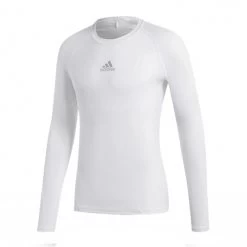 Adidas Kinder Alphaskin Longsleeve Tee Funktionsunterwäsche Weiß