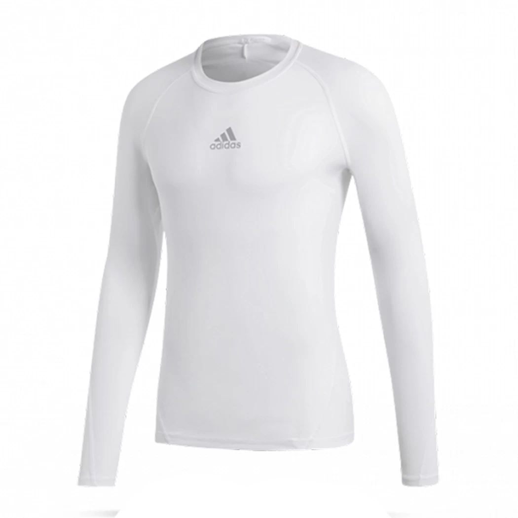 Adidas Kinder Alphaskin Longsleeve Tee Funktionsunterwäsche Weiß