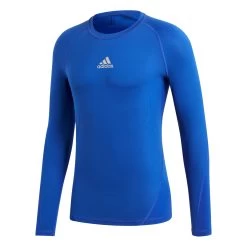 Adidas Alphaskin Sport Longssleeve Tee Unterziehshirt Blau