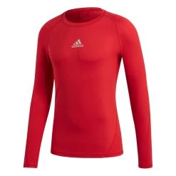 Adidas Alphaskin Sport Longssleeve Tee Unterziehshirt Rot