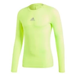 Adidas Alphaskin Sport Longssleeve Tee Unterziehshirt Gelb