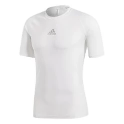 Adidas Alphaskin Sport Shortsleeve Tee Kurzarm Unterziehshirt Weiß