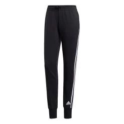 Adidas Must Haves 3-Streifen French Terry Damen Hose Schwarz