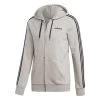Adidas Essential 3-Streifen Trainingsjacke Grau