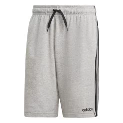 Adidas Essentials 3-Streifen French Terry Short Grau