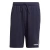Adidas Essentials 3-Streifen French Terry Short Blau