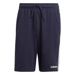 Adidas Essentials 3-Streifen French Terry Short Blau