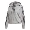 Adidas Kapuzenjacke Damen Must Have 3-Streifen Full-Zip Hoodie Grau