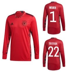 [Paket] Adidas DFB Deutschland Home Torwart Trikot EM 2020 Mit Flock Neuer Ter Stegen