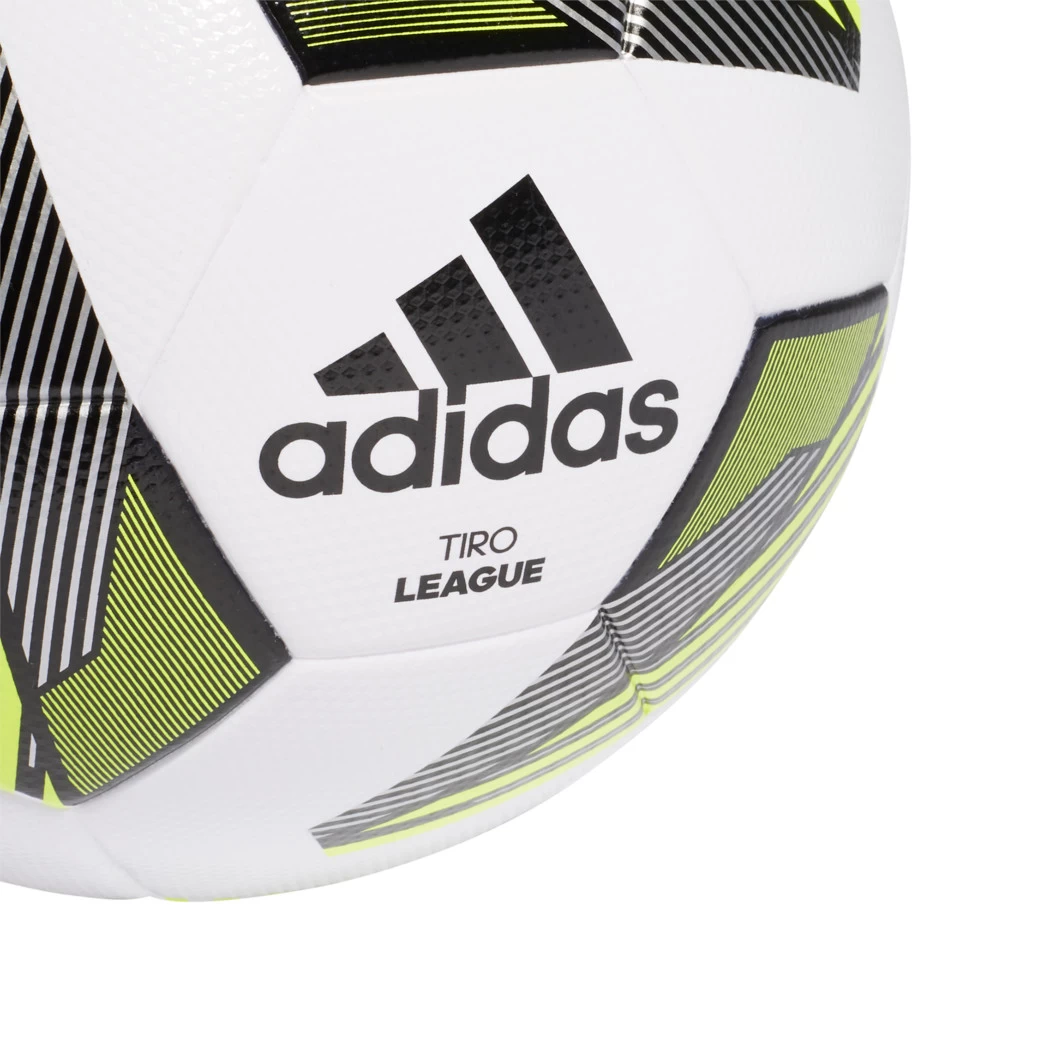 Adidas Tiro League Fußball Größe 4 Und 5 Weiß / Neongrün – Bild 2