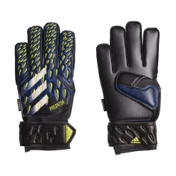 Adidas Kinder Predator 20 Match Fingersave Torwarthandschuhe Schwarz / Blau / Gelb GK3520
