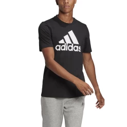 Adidas Essentials Big Logo T-Shirt Schwarz / Weiß GK9120