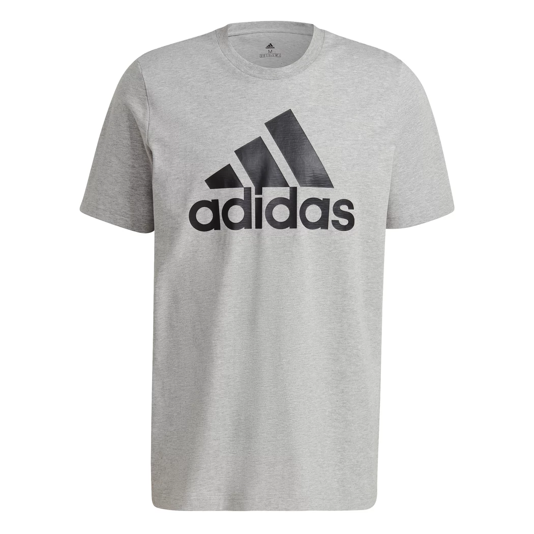 Adidas Essentials Big Logo T-Shirt Grau / Schwarz GK9123 – Bild 3