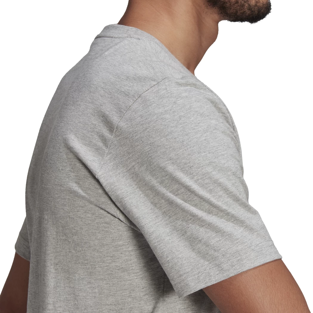 Adidas Essentials Big Logo T-Shirt Grau / Schwarz GK9123 – Bild 6