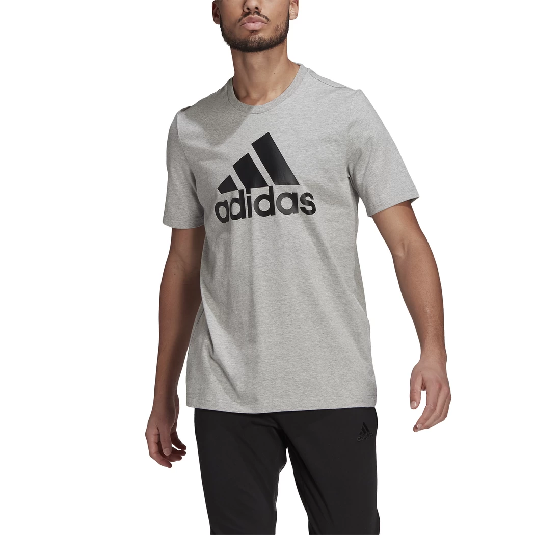 Adidas Essentials Big Logo T-Shirt Grau / Schwarz GK9123 – Bild 7