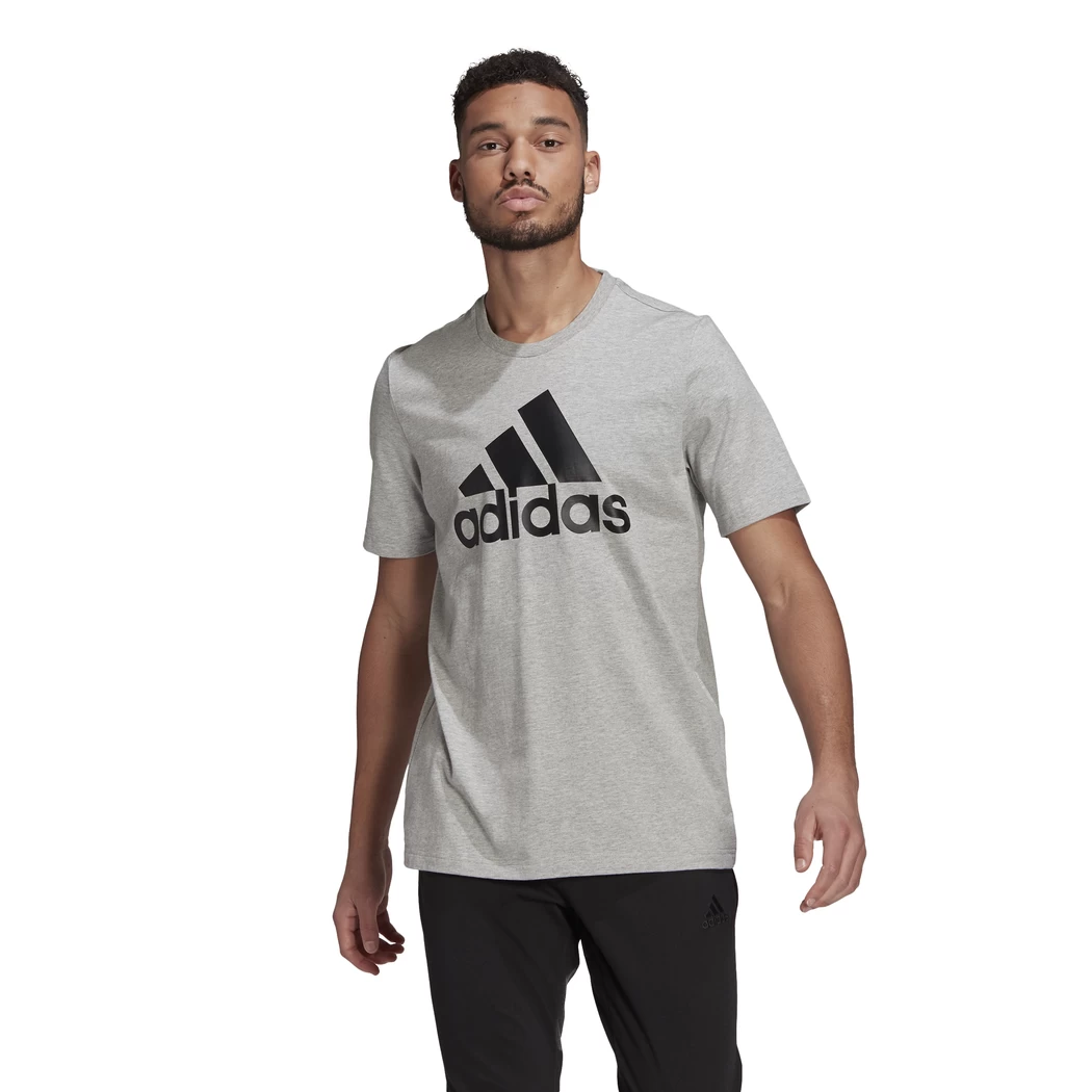 Adidas Essentials Big Logo T-Shirt Grau / Schwarz GK9123