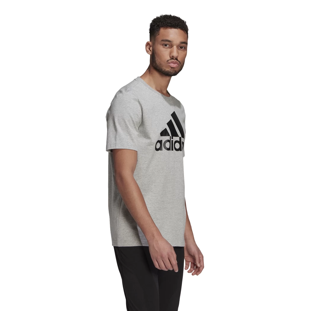 Adidas Essentials Big Logo T-Shirt Grau / Schwarz GK9123 – Bild 2