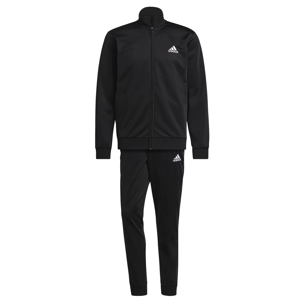 Adidas Herren Primegreen Essentials 3-Streifen Trainingsanzug Schwarz / Weiß GK9656 – Bild 2