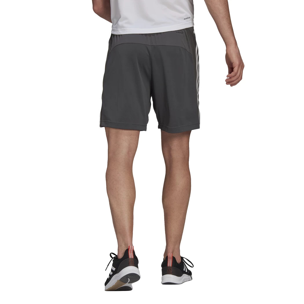 Adidas Herren Primeblue 3 Streifen Shorts Grau / Weiß GM2146 – Bild 4