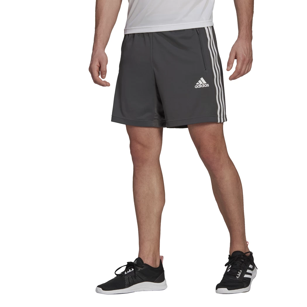 Adidas Herren Primeblue 3 Streifen Shorts Grau / Weiß GM2146
