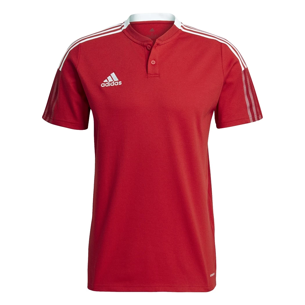 Adidas Tiro21 Polo-Shirt Rot / Weiß