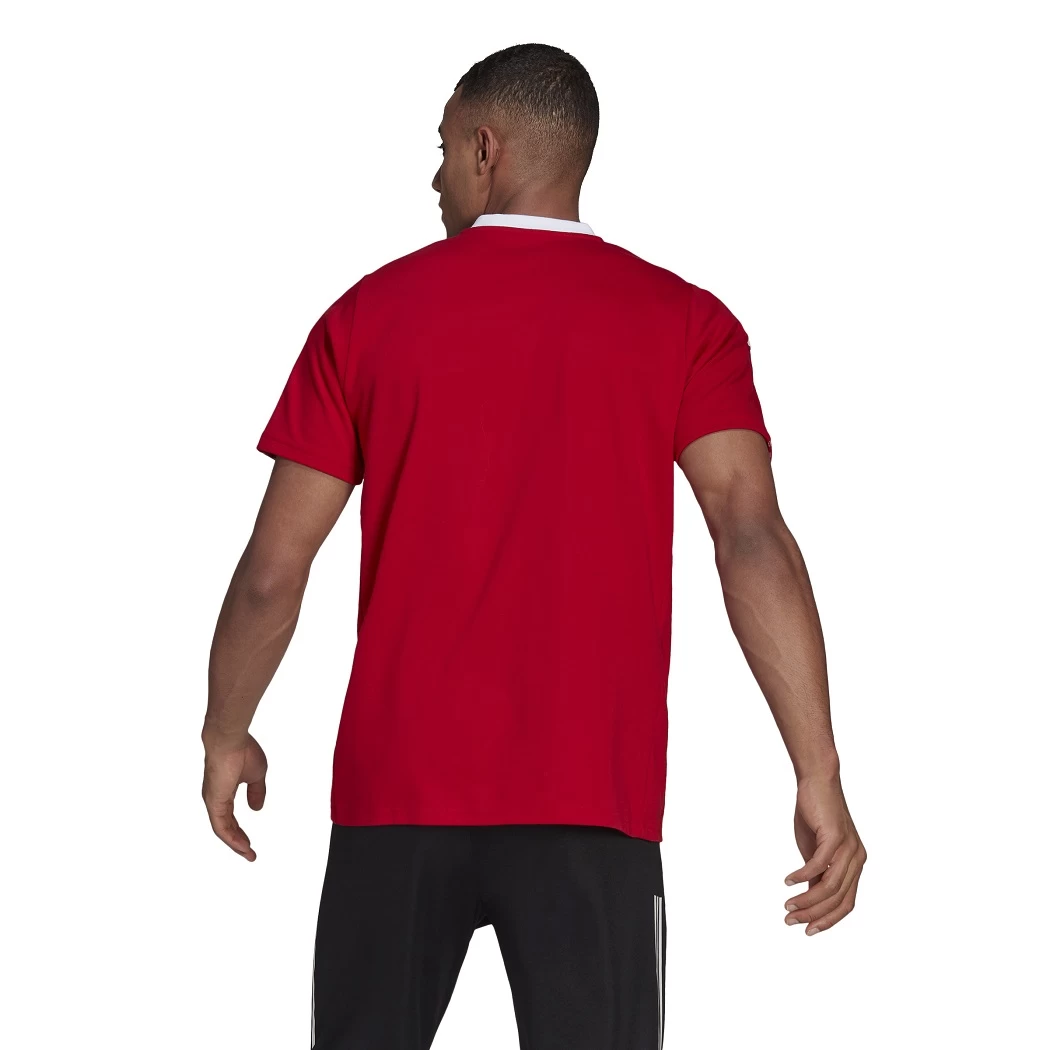 Adidas Tiro21 Polo-Shirt Rot / Weiß – Bild 4