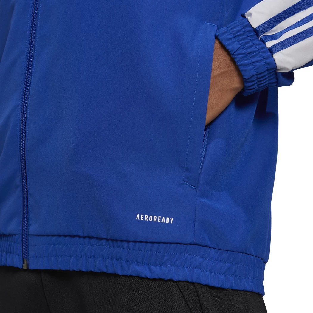 Adidas Squadra 21 Präsentationsjacke Blau / Weiß GP6445 – Bild 7