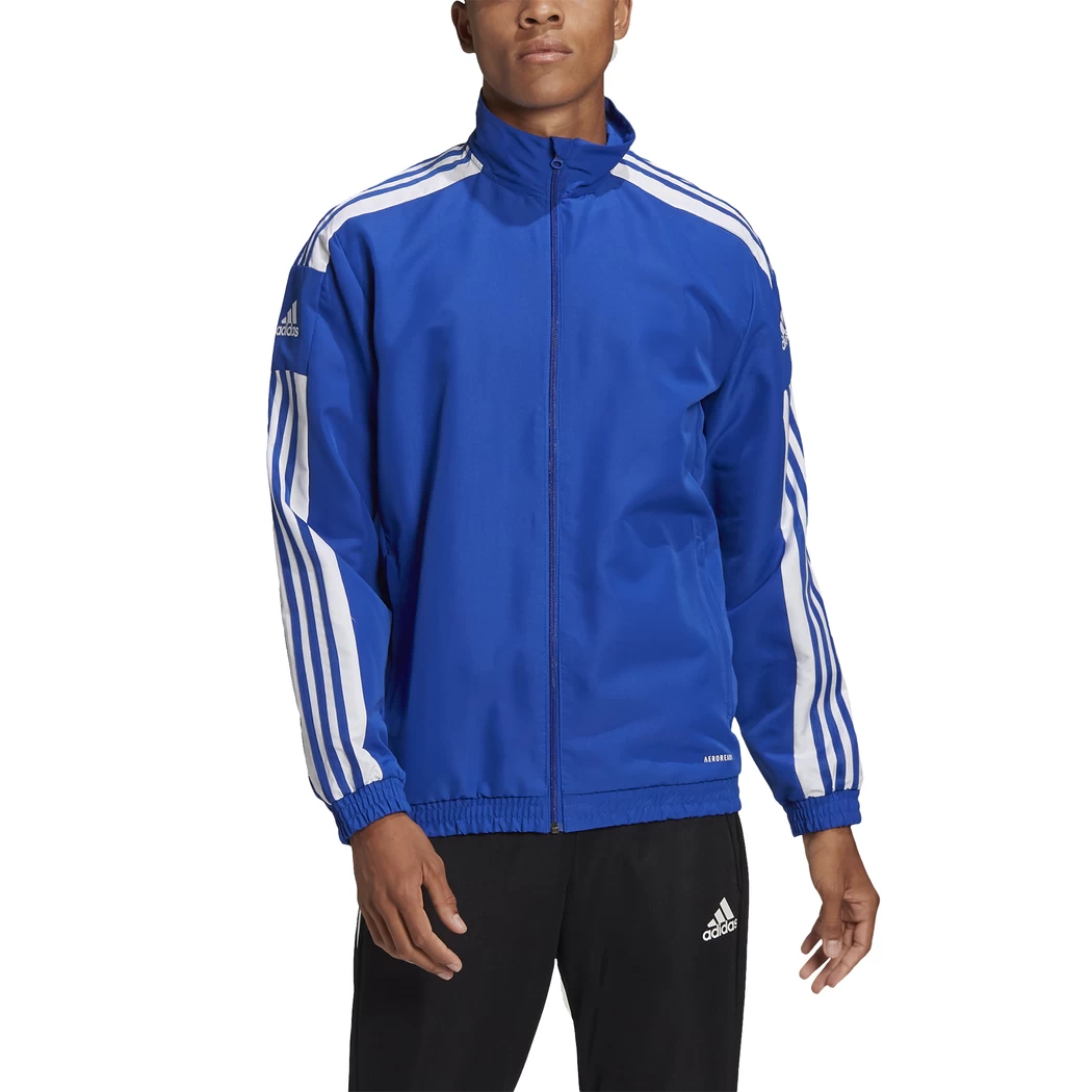 Adidas Squadra 21 Präsentationsjacke Blau / Weiß GP6445 – Bild 4