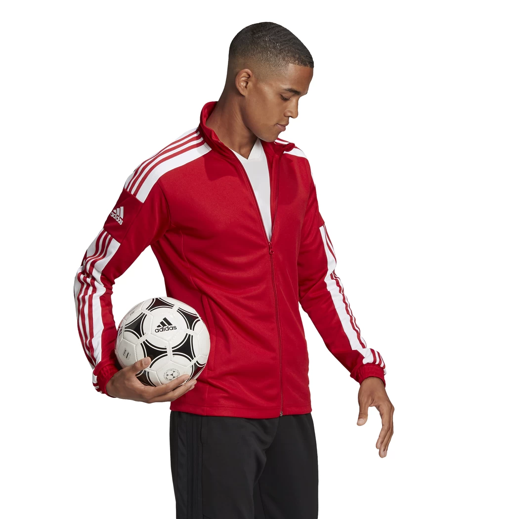 Adidas Squadra 21 Trainingsjacke Rot / Weiß GP6464 – Bild 3