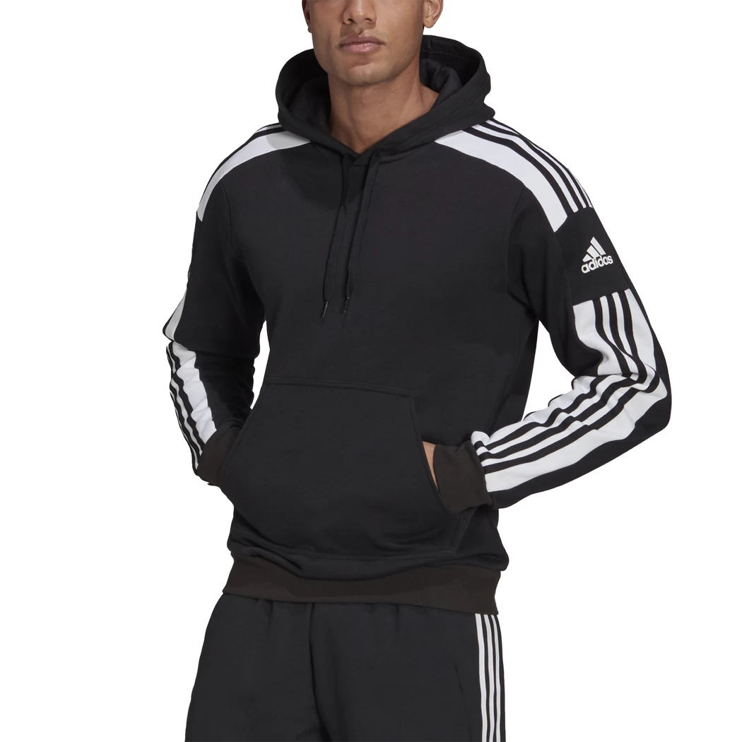 Adidas Squadra21 Sweat Hoodie Kapuzenpullover Herren Schwarz / Weiß – Bild 3