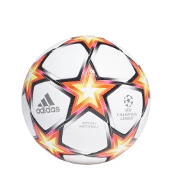 Adidas Pyrostorm Pro Champions League Spielball Weiß / Rot / Gelb / Schwarz