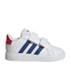 Adidas Grand Court Lifestyle Hook And Loop Babyschuhe Weiß / Blau / Rot