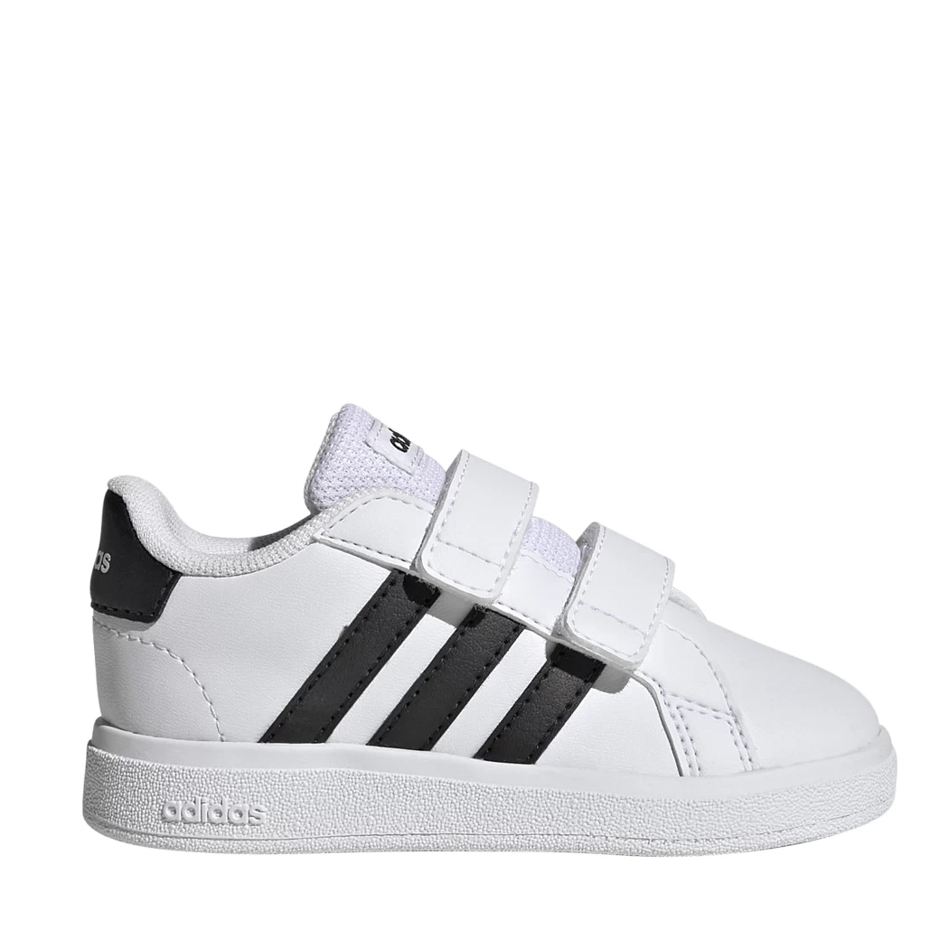 Adidas Grand Court Lifestyle Hook And Loop Babyschuhe Weiß / Schwarz