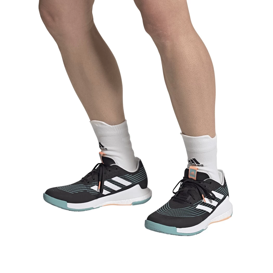 Adidas CrazyFlight Tokyo Herren Boost Volleyballschuhe Schwarz – Bild 7