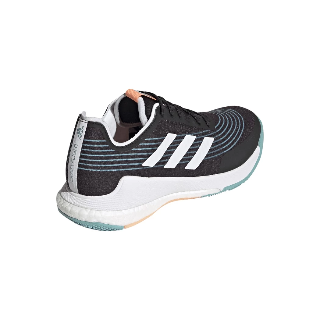 Adidas CrazyFlight Tokyo Herren Boost Volleyballschuhe Schwarz – Bild 4