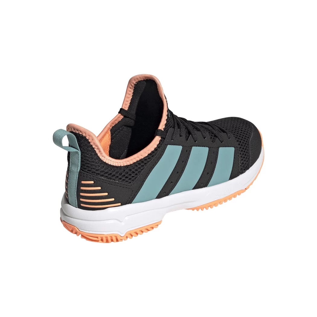 Adidas Stabil Indoor Junior Kinder Handballschuhe Schwarz / Orange – Bild 8