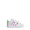Adidas Grand Court Lifestyle Hook And Loop Babyschuhe Weiß / Rosa
