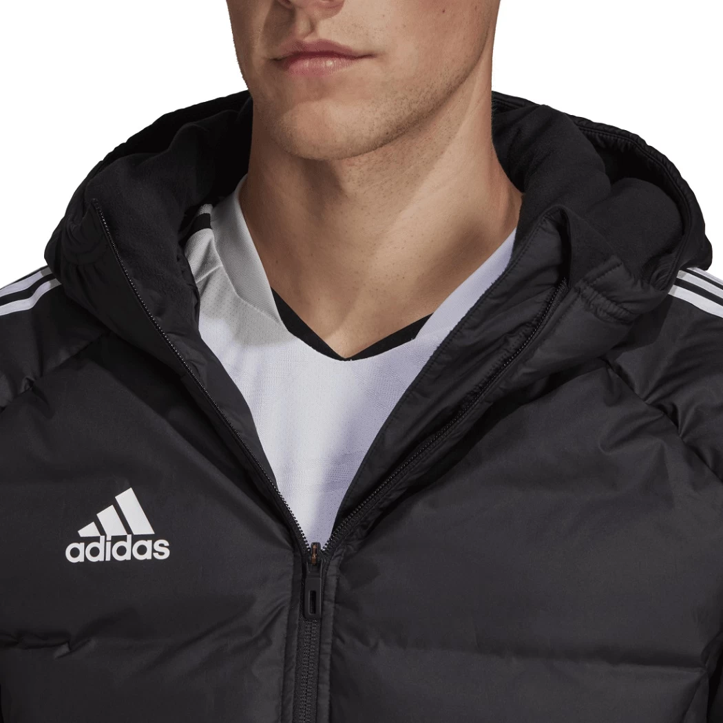 Adidas Condivo 22 Daunenjacke Lange Stadionjacke Herren Schwarz – Bild 4