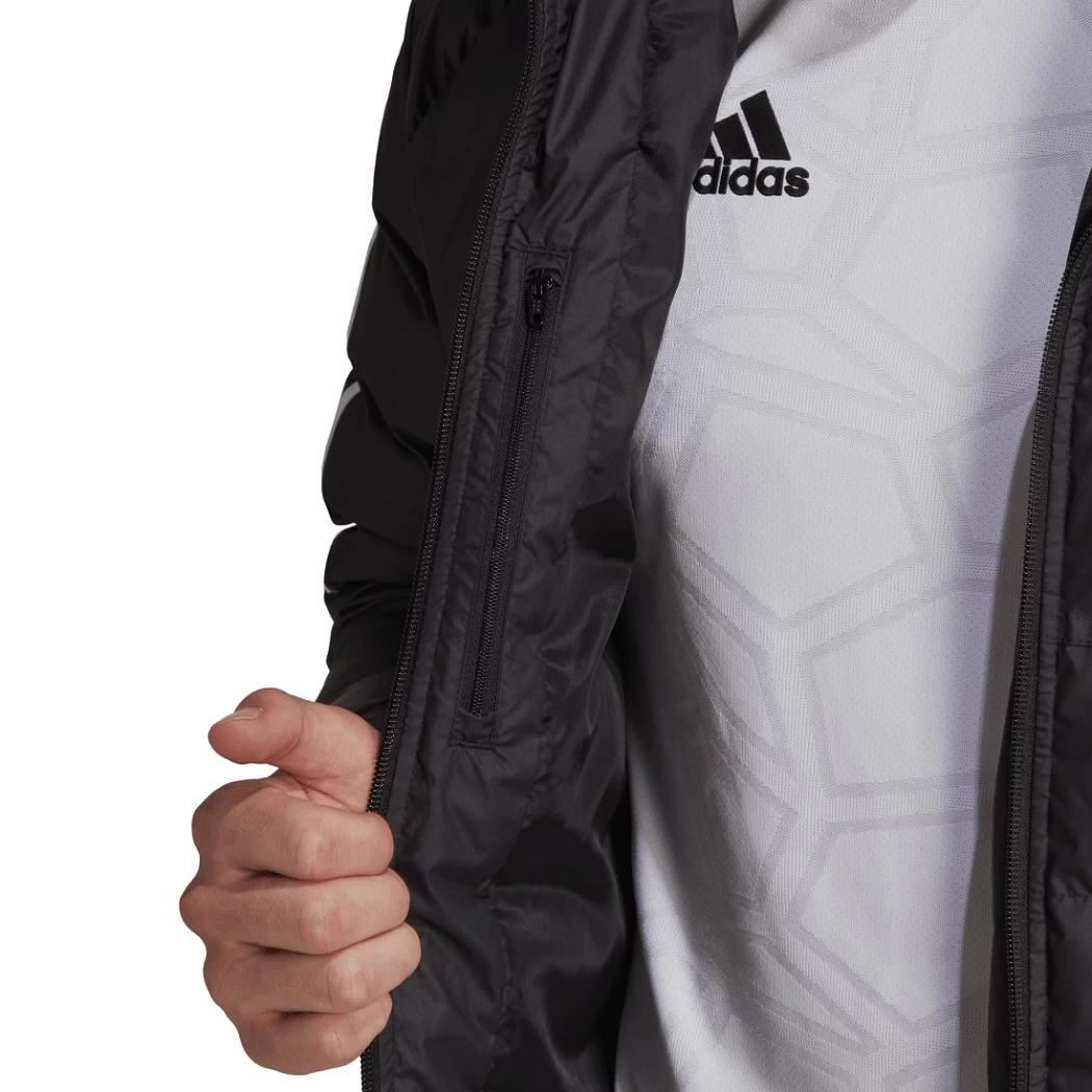 Adidas Condivo 22 Daunenjacke Lange Stadionjacke Herren Schwarz – Bild 5