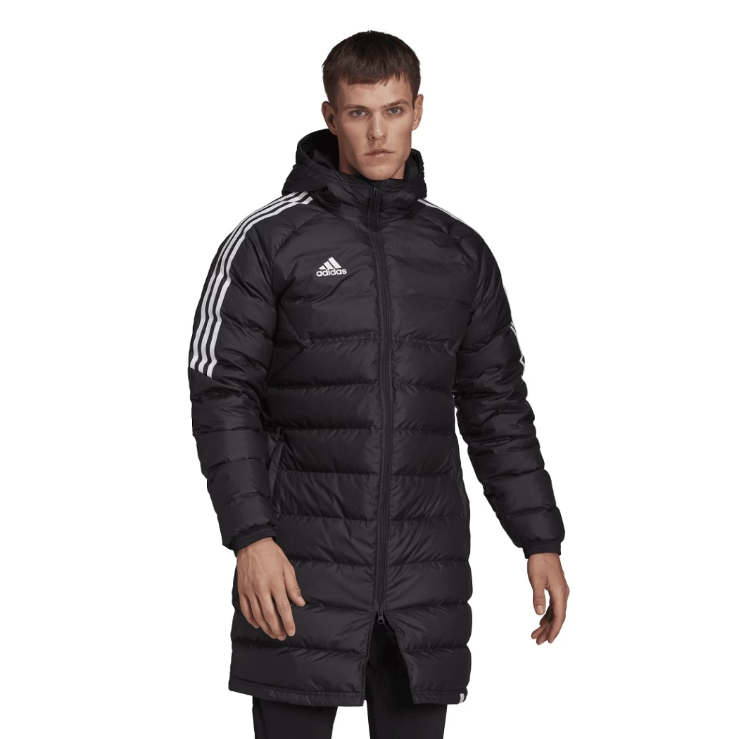 Adidas Condivo 22 Daunenjacke Lange Stadionjacke Herren Schwarz