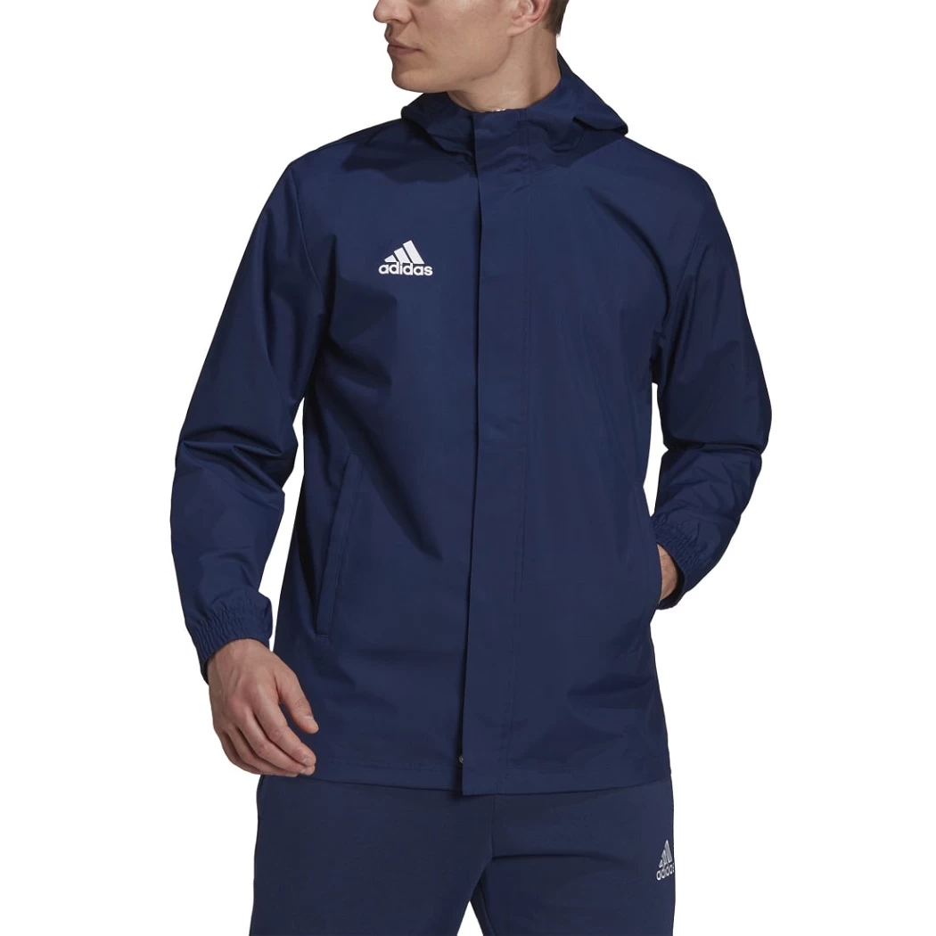 Adidas Entrada 22 Allwetterjacke Herren Dunkelblau Team Navy Blue 2 – Bild 4