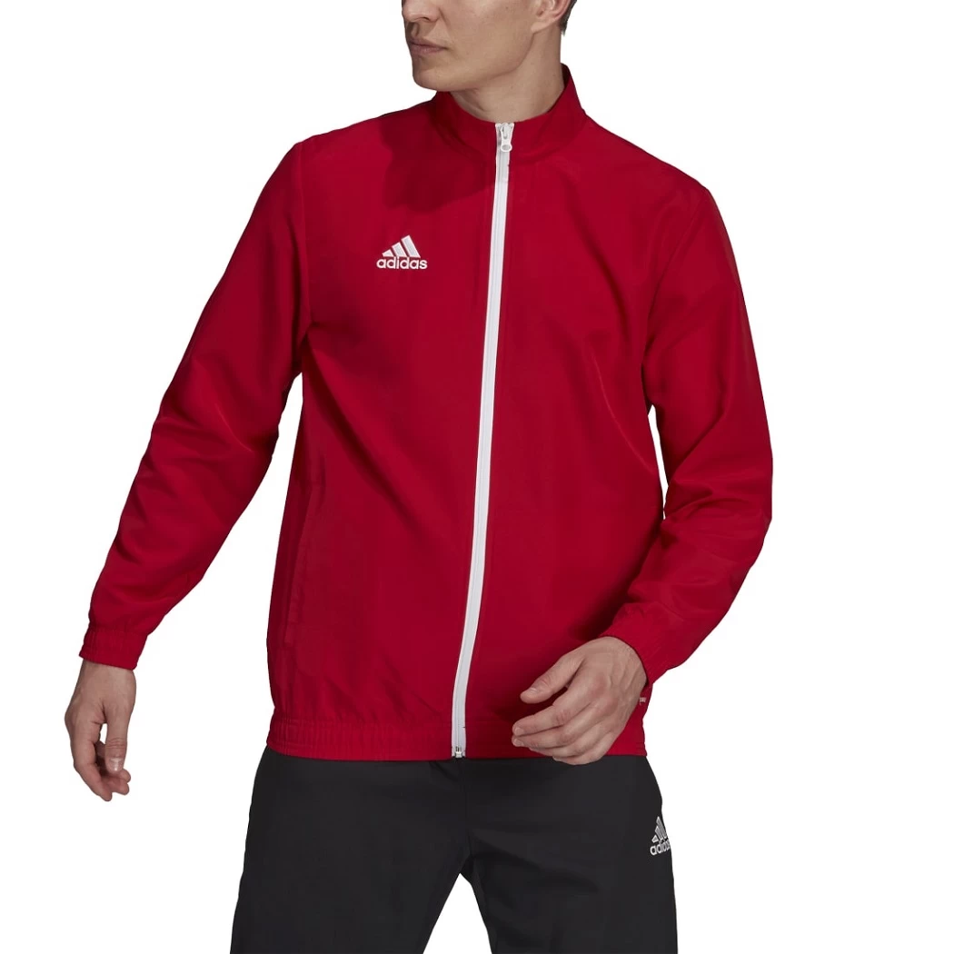 Adidas Entrada 22 Präsentationsjacke Team Power Red Rot – Bild 3
