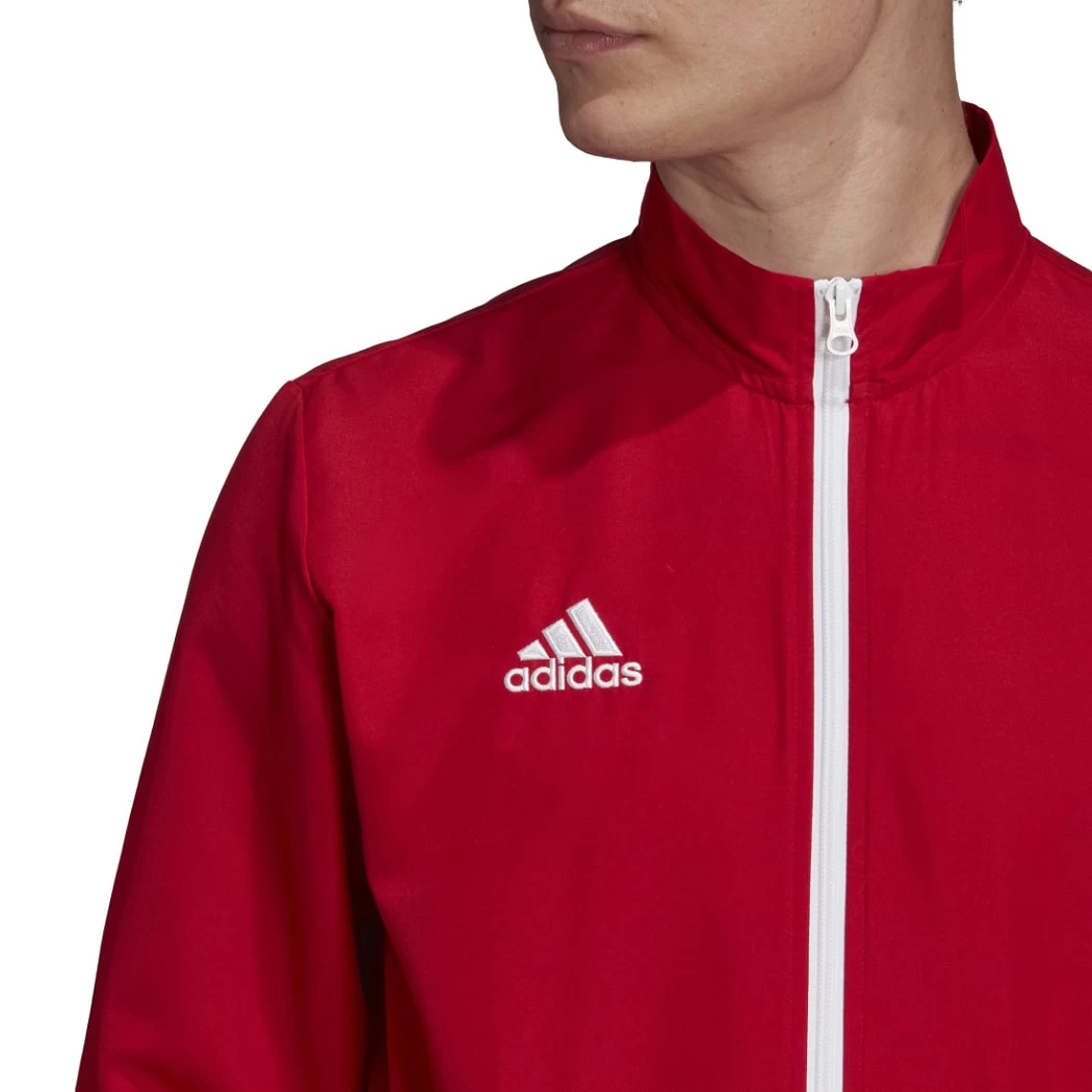 Adidas Entrada 22 Präsentationsjacke Team Power Red Rot – Bild 6
