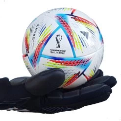 Adidas Al Rihla Miniball WM 2022 Katar Weiß / Pantone