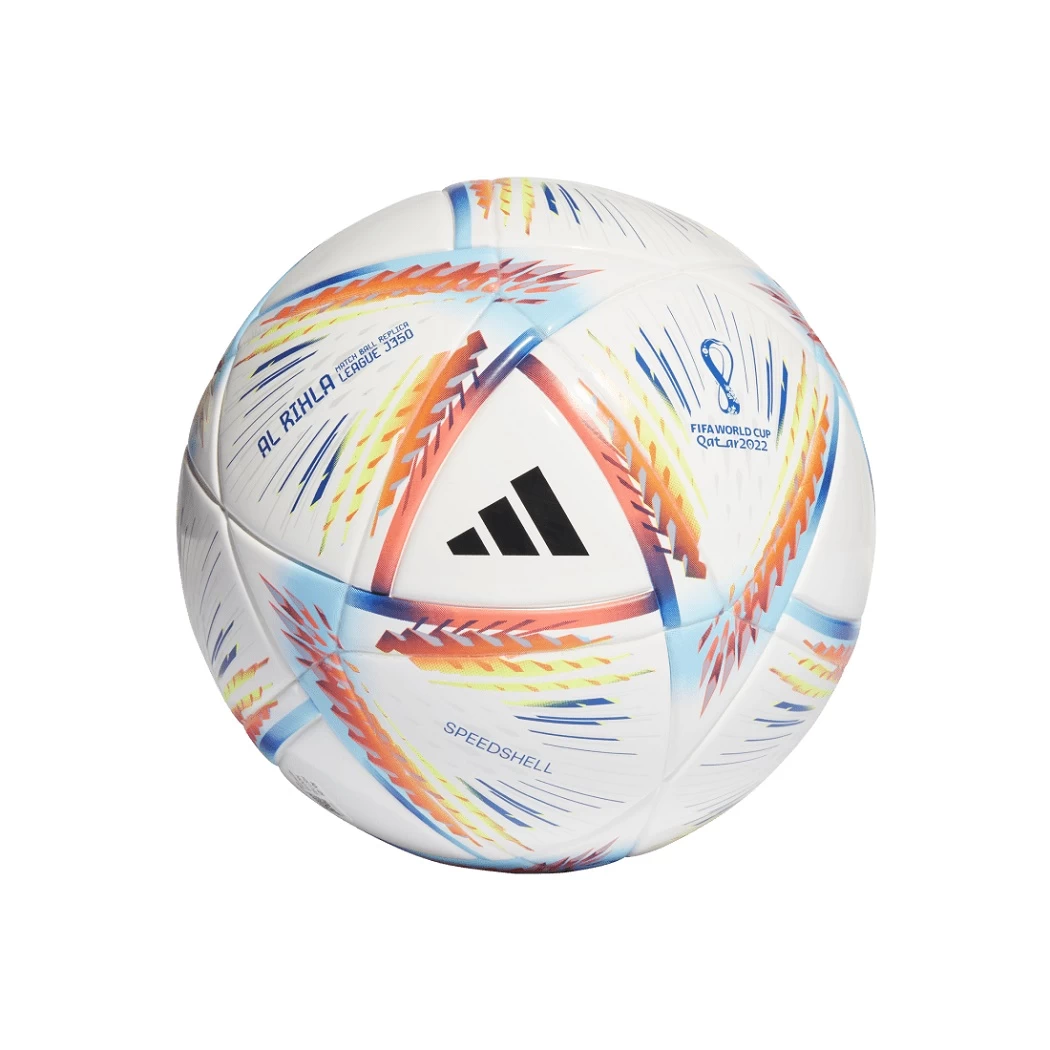 Adidas Al Rihla League Junior 350 Gramm Fußball WM 2022 Katar Weiß / Pantone