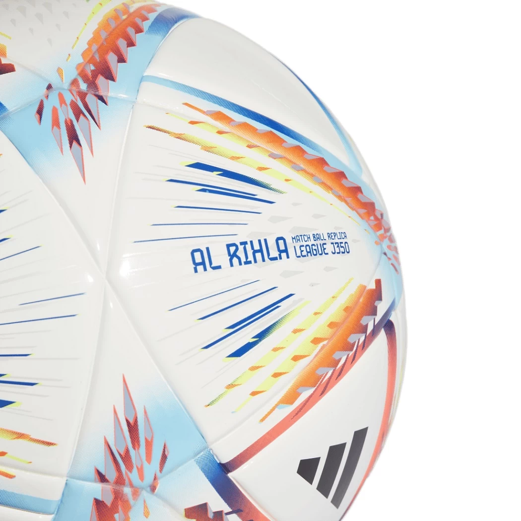 Adidas Al Rihla League Junior 350 Gramm Fußball WM 2022 Katar Weiß / Pantone – Bild 2