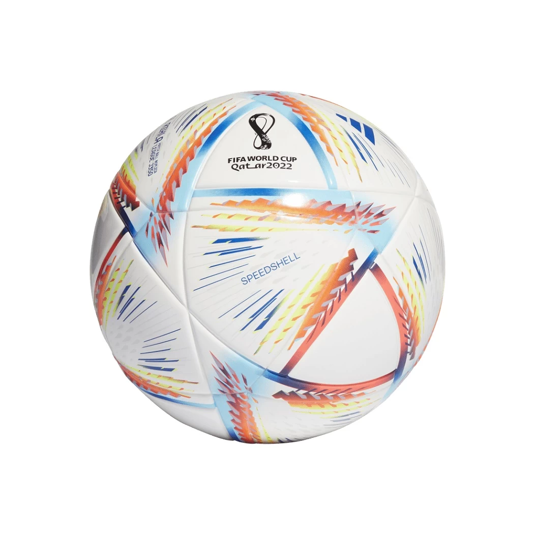 Adidas Al Rihla League Junior 350 Gramm Fußball WM 2022 Katar Weiß / Pantone – Bild 3