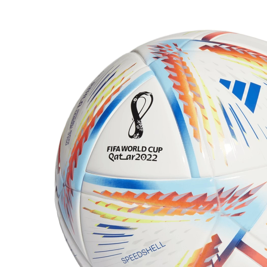 Adidas Al Rihla League Junior 350 Gramm Fußball WM 2022 Katar Weiß / Pantone – Bild 4