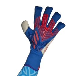 Adidas Predator Pro Fingersave Torwarthandschuhe Erwachsene Blau / Rot / Weiß