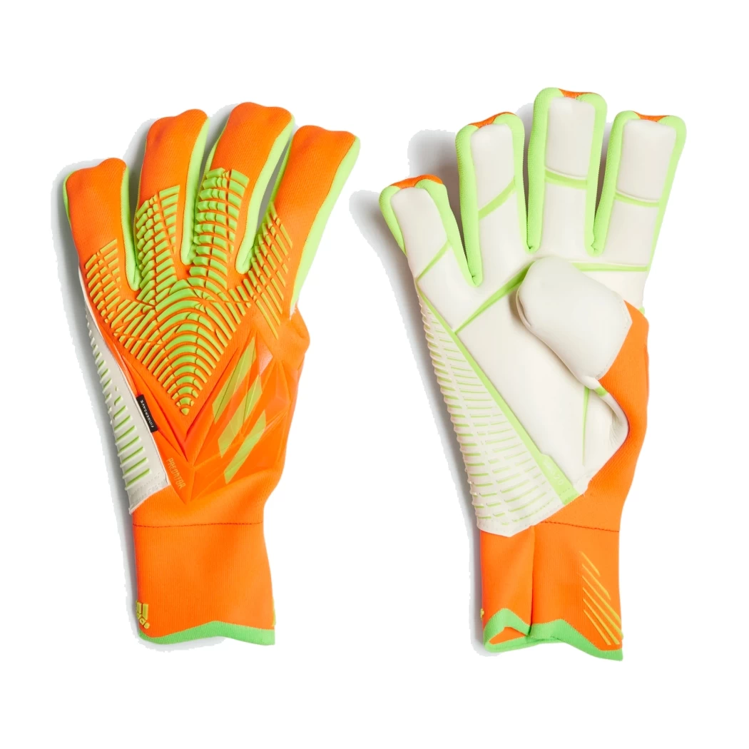 Adidas Predator Pro Fingersave Torwarthandschuhe Erwachsene Orange / Grün – Bild 8